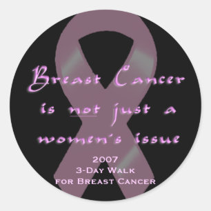 Sticker Rond KRW Pink Ruban 3 jours de marche hommes