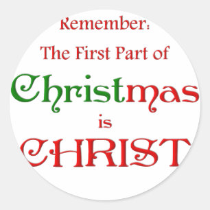 Sticker Rond KRW Première partie de Noël