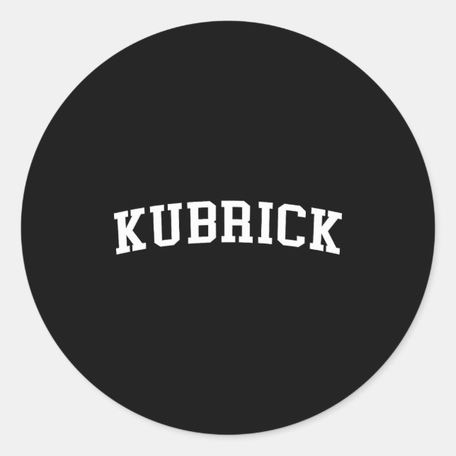 Sticker Rond Kubrick  (Devant)