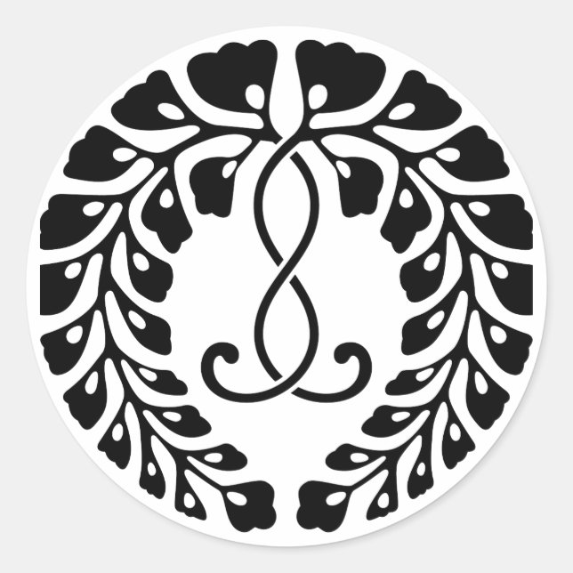 Sticker Rond Kujo wisteria (Devant)