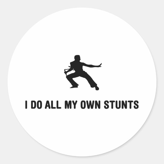 Sticker Rond Kung Fu (Devant)
