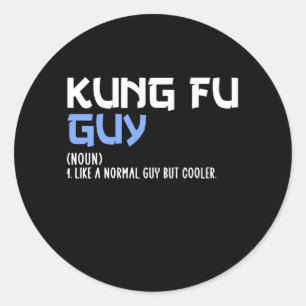 Sticker Rond kung fu