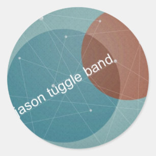 Sticker Rond La bande de Jason Tuggle pointille l'autocollant