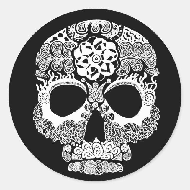 Sticker rond La Bella Muerte (Devant)