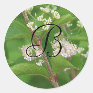 Sticker Rond La Belle-Belle Japonaise en fleurs