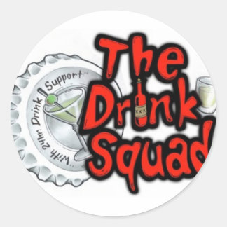 Sticker Rond La brigade des boissons