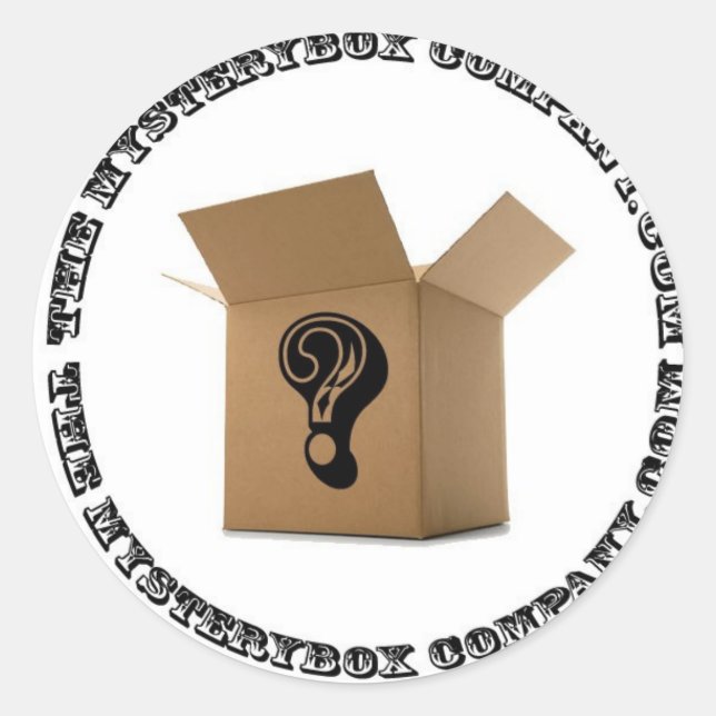 Sticker Rond La Compagnie Mystery Box (Devant)