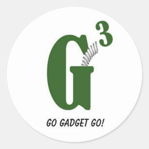 Sticker Rond La copie de G spring1, vont instrument vont !