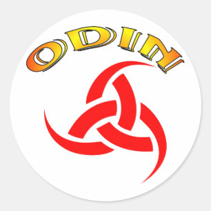 Sticker Rond La corne d'Odin