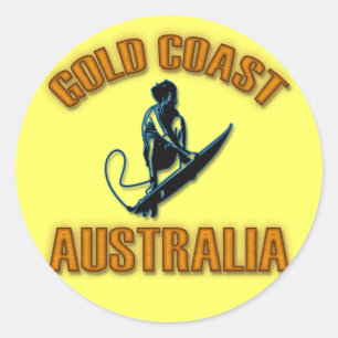 STICKER ROND LA CÔTE D'OR AUSTRALIE