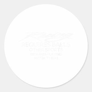 Sticker Rond La Course Requiert D'Autres Sports Nécessite De Jo