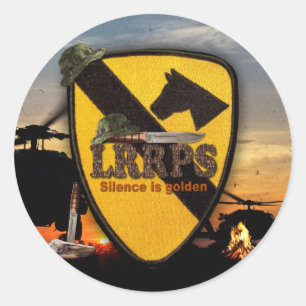 Sticker Rond la ?ère 7ème cavalerie aèrent la correction de