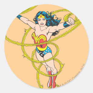 Sticker Rond La femme du Lasso