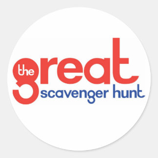 Sticker Rond La grande chasse au trésor