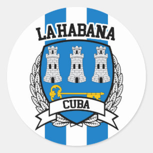 Sticker Rond La Havane