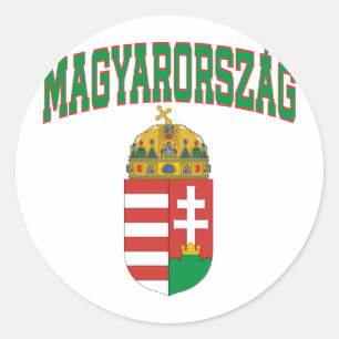 Sticker Rond La Hongrie