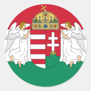 Sticker Rond La Hongrie, Hongrie