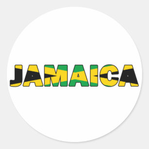 Sticker Rond La Jamaïque 007