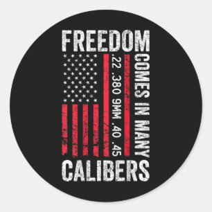 Sticker Rond La liberté se décline en plusieurs calibres - Drôl