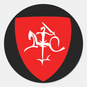 Sticker Rond La Lithuanie Vytis Naujoji Lietuva