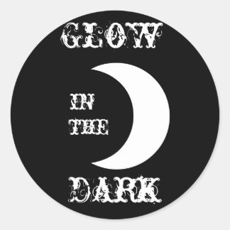 Sticker Rond La lumière dans l'obscurité