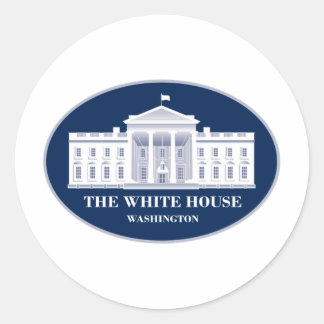 Sticker Rond La Maison Blanche