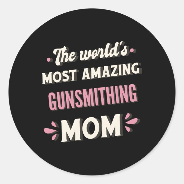 Sticker Rond La Maman La Plus Extraordinaire Du Monde (Devant)