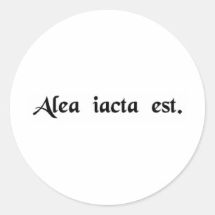 Sticker Rond La matrice a été moulée