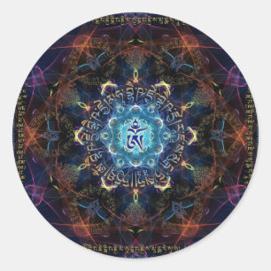 Sticker Rond La médecine Bouddha - Bhaisajyaguru