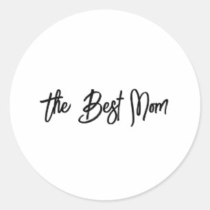 Sticker Rond La meilleure maman
