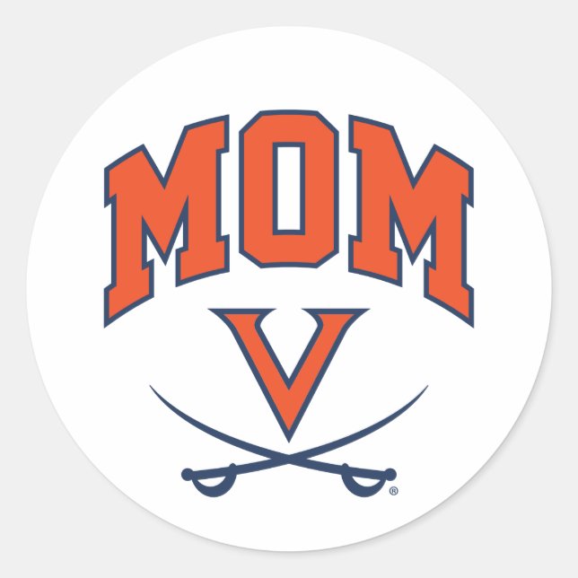 Sticker Rond La mère de Virginia Cavalier (Devant)