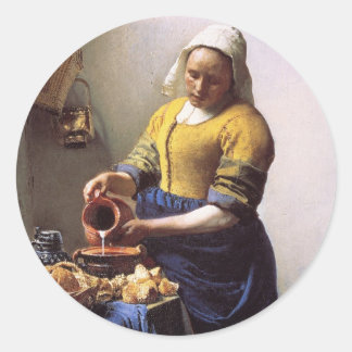 Sticker Rond La Milkmaid