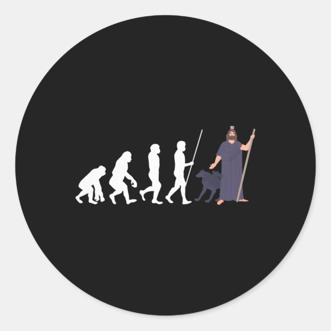 Sticker Rond La mythologie grecque Dieux Grèce antique (Devant)