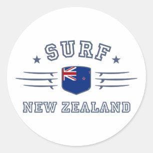 Sticker Rond La Nouvelle Zélande