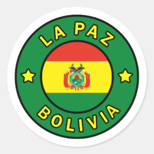 Sticker Rond La Paz Bolivie