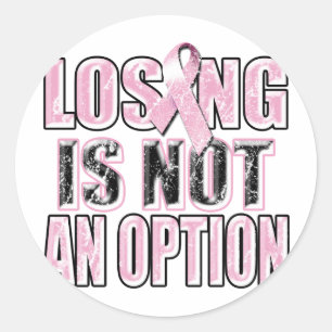 Sticker Rond La perte n'est pas un Option.png