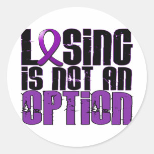 Sticker Rond La Perte N'Est Pas Une Option Cancer Pancréatique