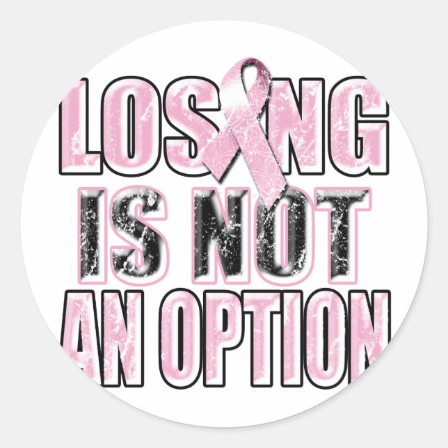 Sticker Rond La Perte N'Est Pas Une Option.png (Devant)