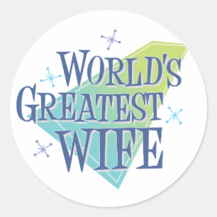 Sticker Rond La plus grande femme du monde
