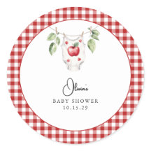 La pomme de notre Baby shower oculaire