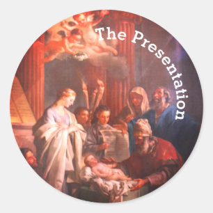 Sticker Rond La présentation catholique