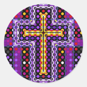 Sticker Rond La Sainte Croix