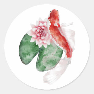 Sticker Rond La série Okinawa Design 29 