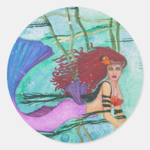 Sticker Rond La Sphère Mer
