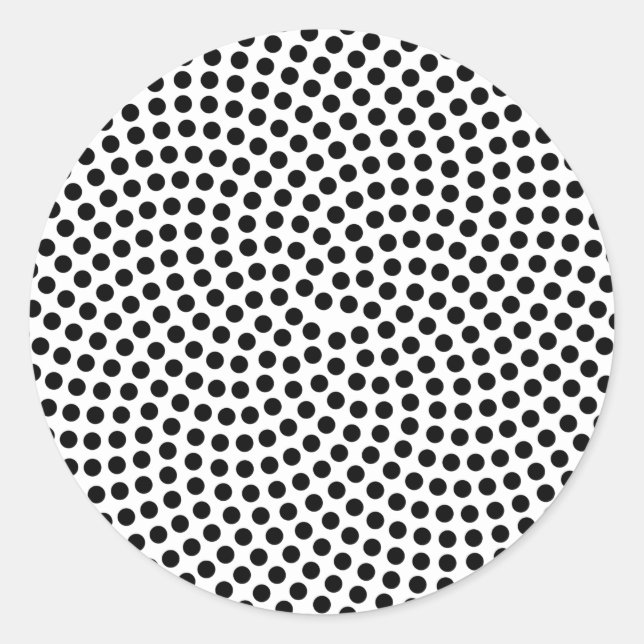 Sticker Rond La spirale de Fermat (Devant)