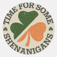 La St. Patrick's Time pour quelques bêtises Trèfle