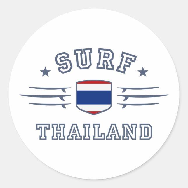 Sticker Rond La Thaïlande (Devant)