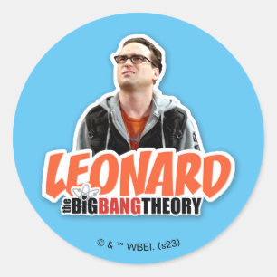 Sticker Rond La théorie du Big Bang   Leonard