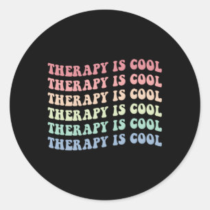 Sticker Rond La Thérapie Est L'Ergothérapie