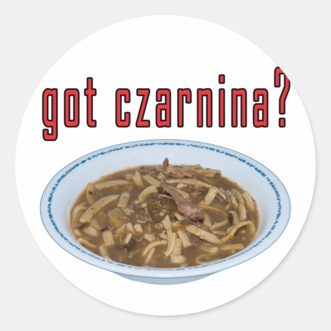 Sticker Rond La tsarnina ? Soupe (Devant)